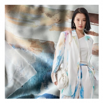 Custom Satin Fabric Printing