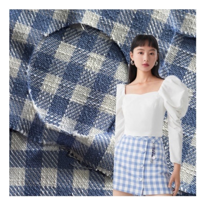 Medium Weight Tweed Check Fabric